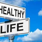 Health Road Sign, health tips