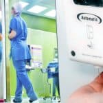 Use Touchless hand sanitiser in hospital